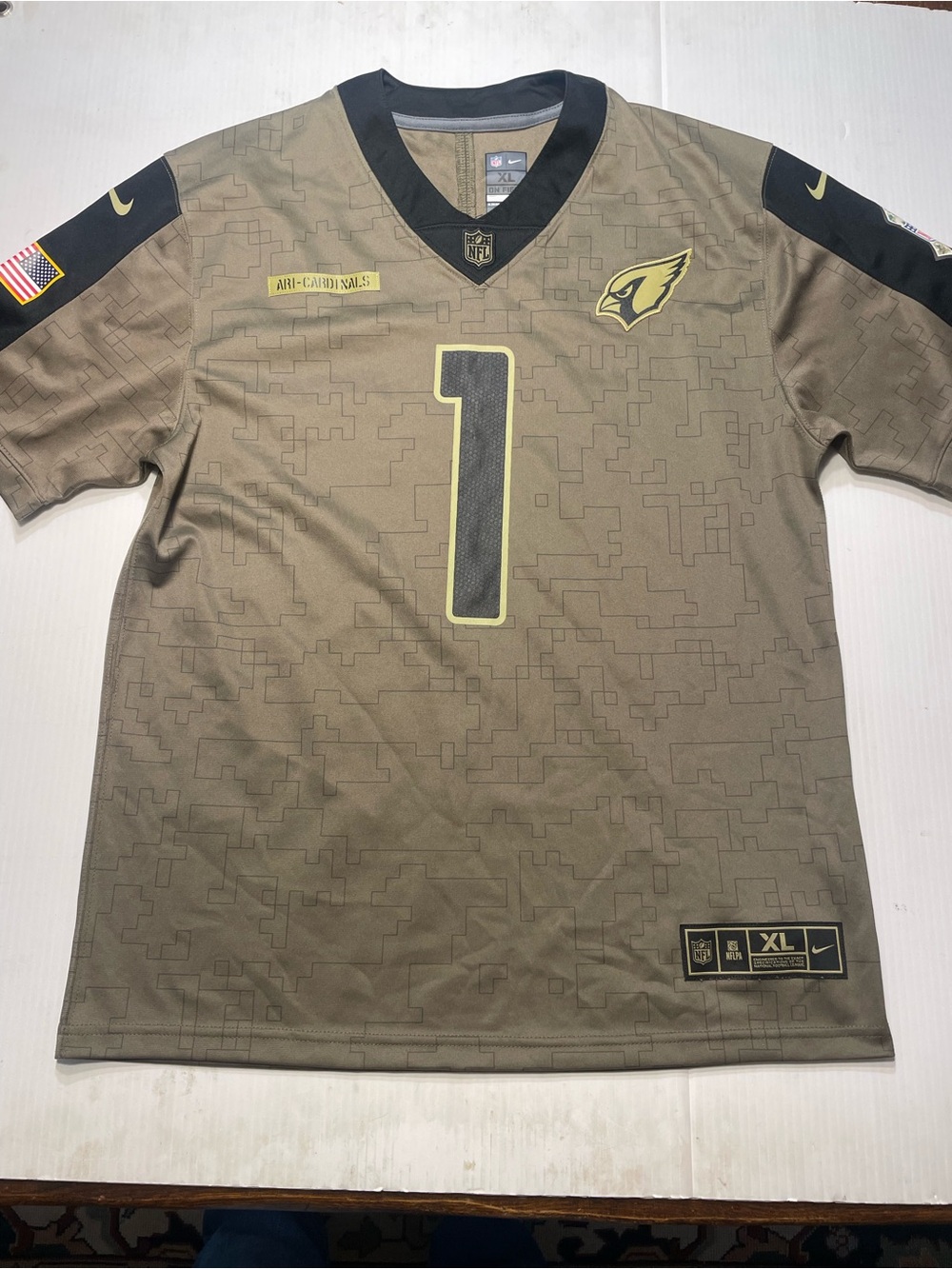 Arizona Cardinals Kyler Murray Nike Salute to Service Football Jersey Yth Sz XL